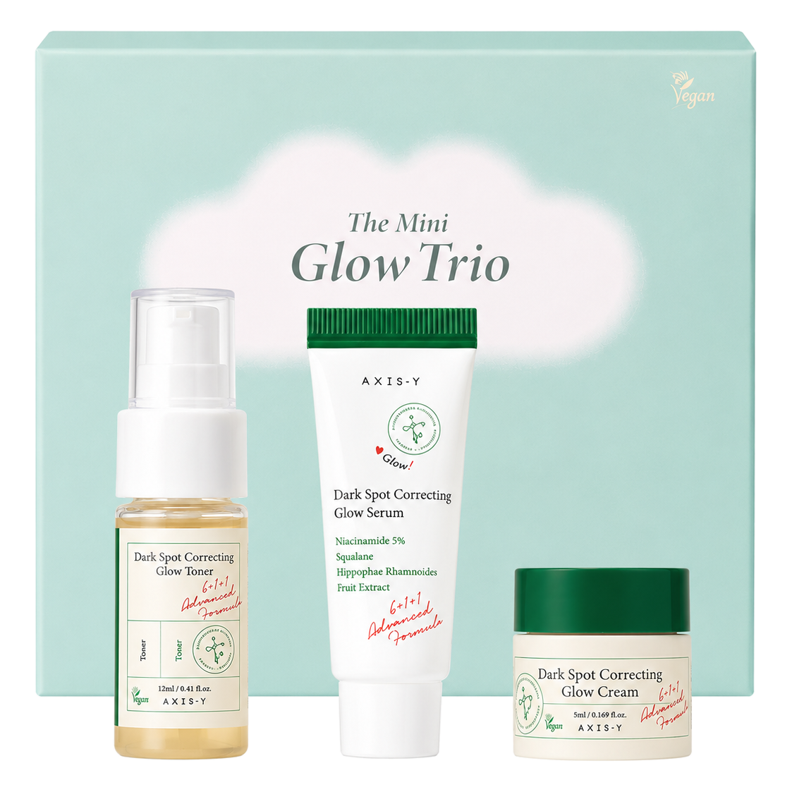 AXIS-Y – The Mini Glow Trio Set, 3 items