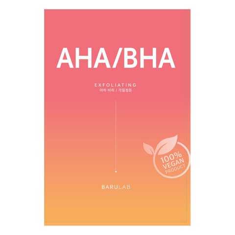 Barulab – The Clean Vegan AHA/BHA Mask, 1 sheet