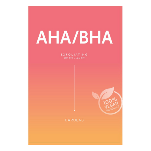 Barulab – The Clean Vegan AHA/BHA Mask, 1 sheet