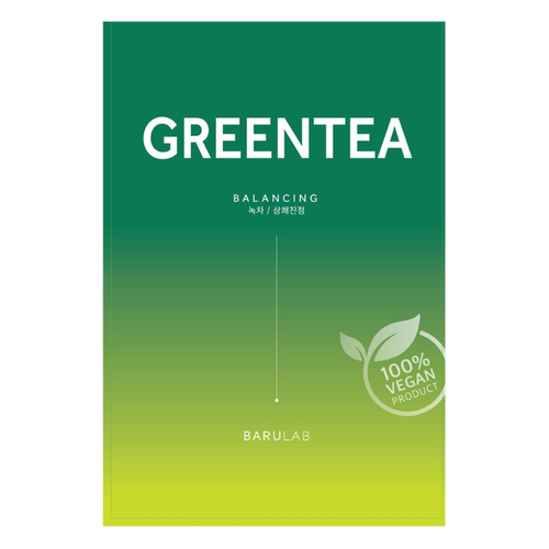 Barulab – The Clean Vegan Mask Greentea, 1 sheet