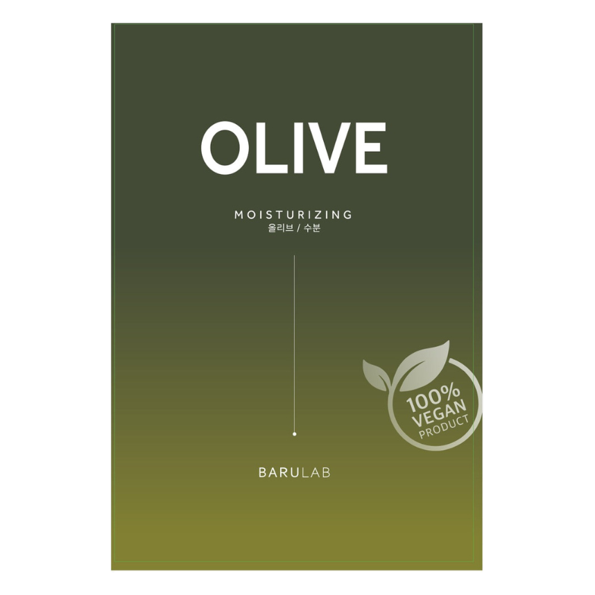 Barulab – The Clean Vegan Mask Olive, 1 sheet