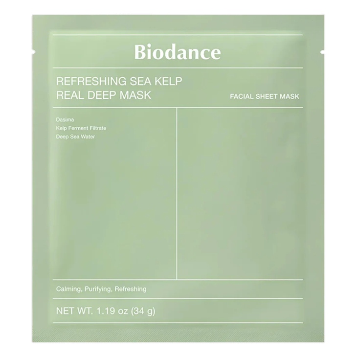 Biodance – Refreshing Sea Kelp Real Deep Mask, 1pcs