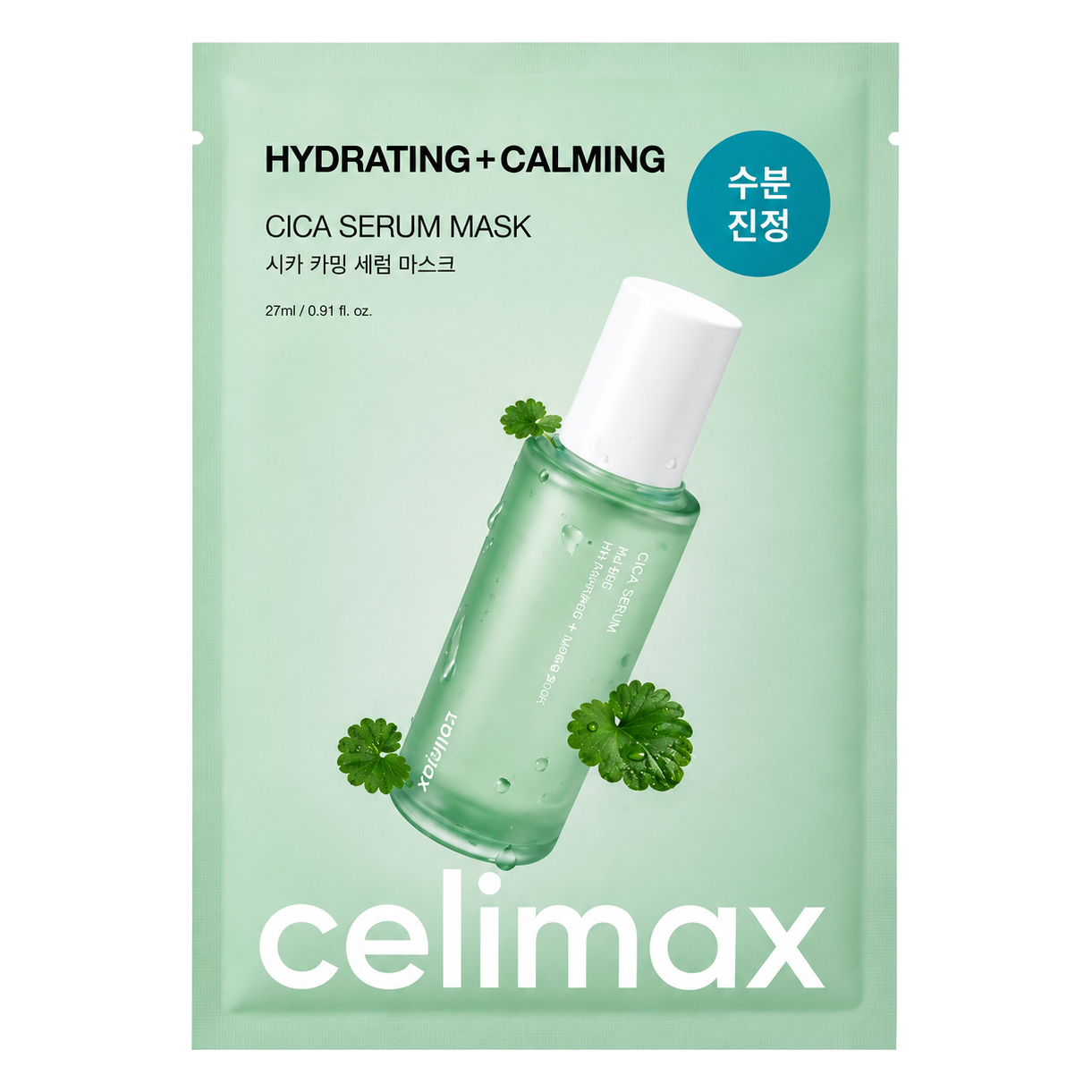 Celimax – The Real Cica Calming Ampoule Mask, 27ml, 1 piece