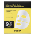 COSRX – Advanced Snail Mucin Glass Glow Hydrogel Mask, 3 sheets