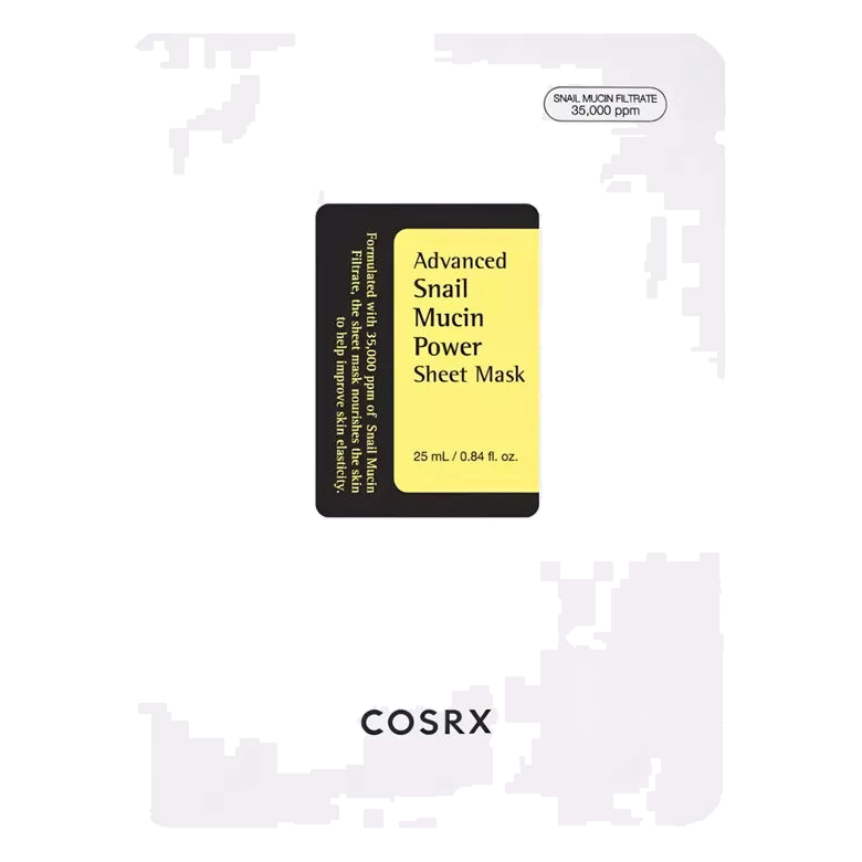 COSRX – Advanced Snail Mucin Power Sheet Mask, 25ml * 10 piece