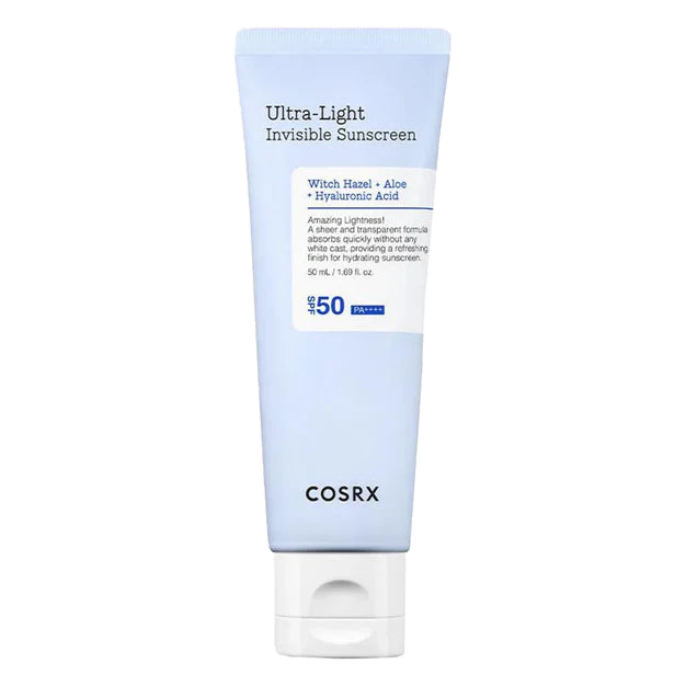 COSRX – Ultra Light Invisible Sunscreen SPF50 PA++++, 50 ml
