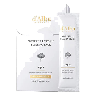d’Alba – Waterfull Vegan Sleeping Pack, 4ml * 12pc