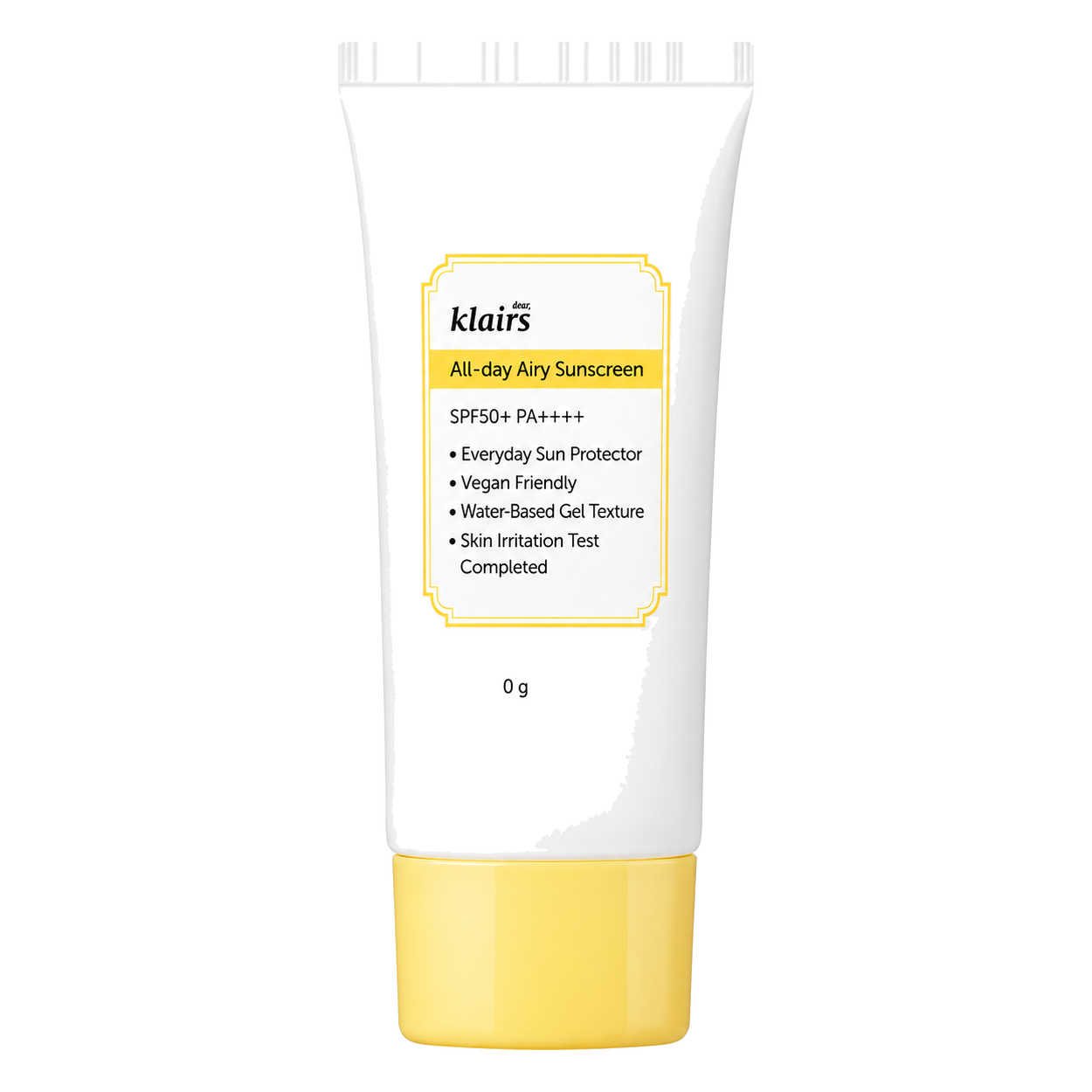 Dear, Klairs – All-day Airy Sunscreen SPF50+, 50g