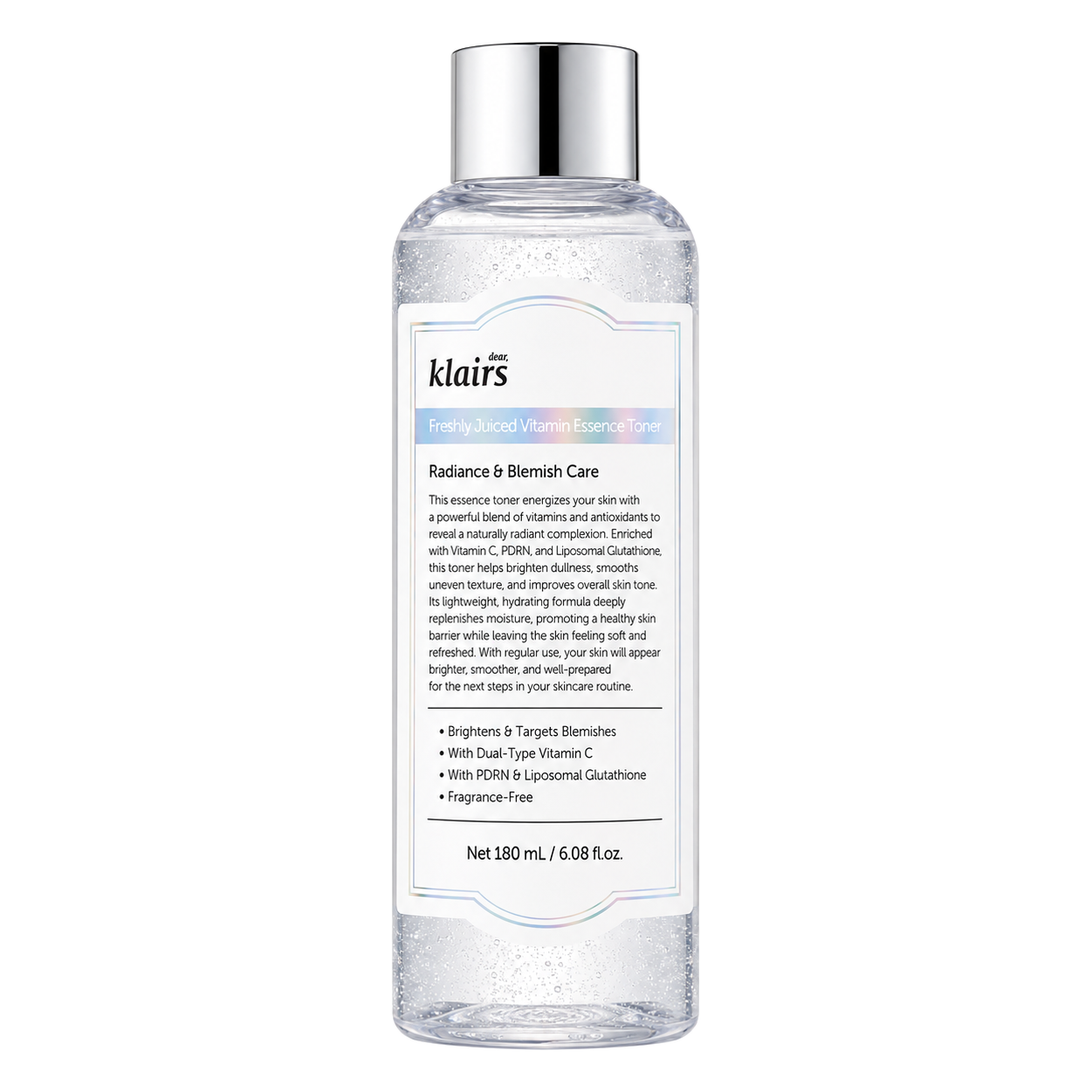 Dear, Klairs – Freshly Juiced Vitamin Essence Toner, 180ml