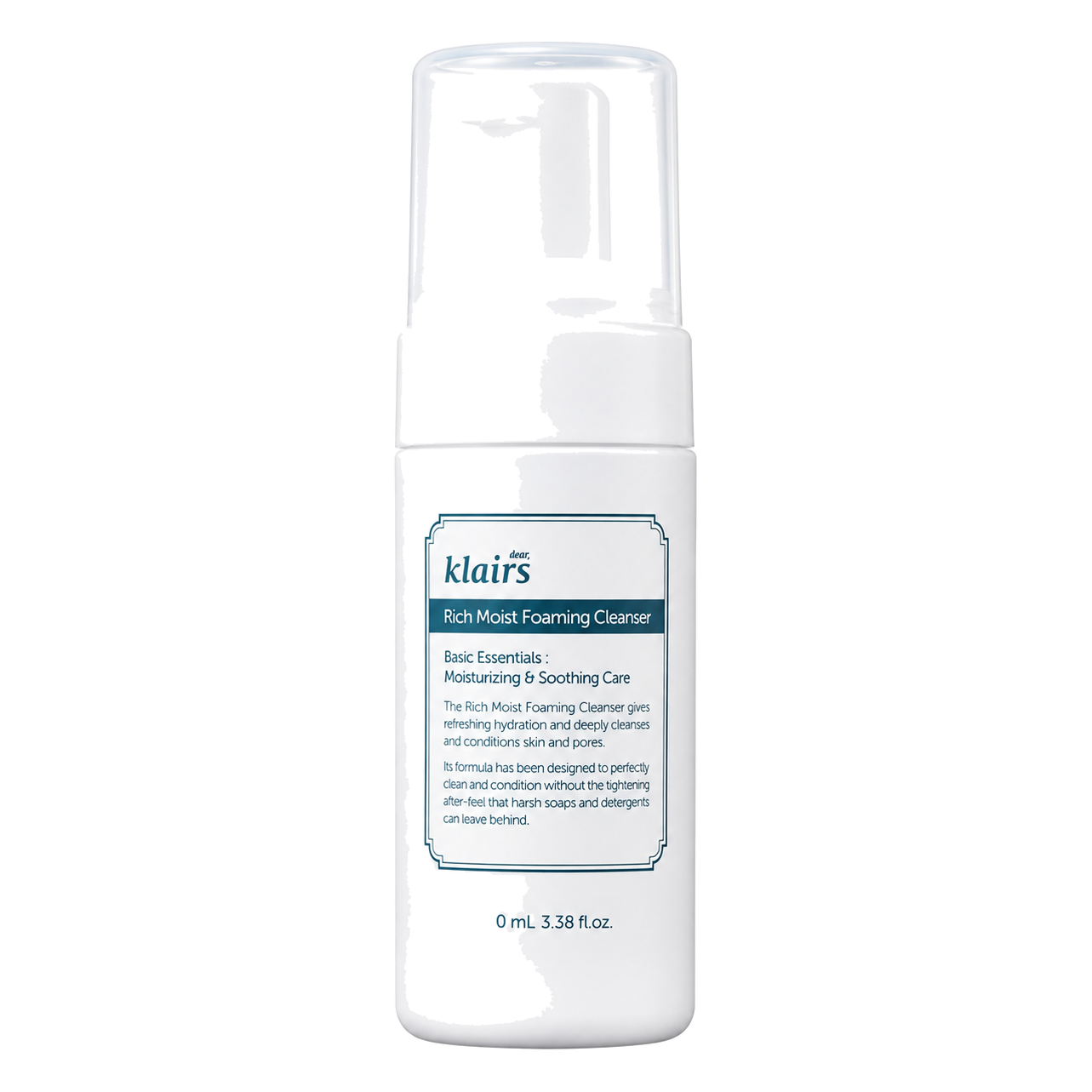 Dear, Klairs – Rich Moist Foaming Cleanser, 100ml