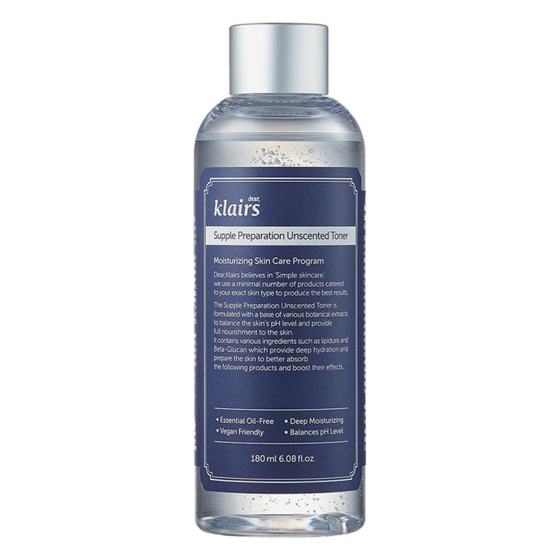 Dear, Klairs – Supple Preparation Unscented Toner, 180ml