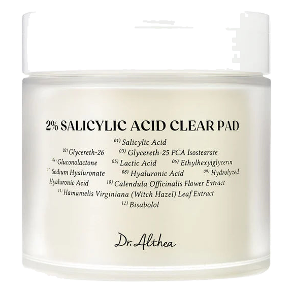 Dr. Althea – 2% Salicylic Acid Clear Pad, 60 pads