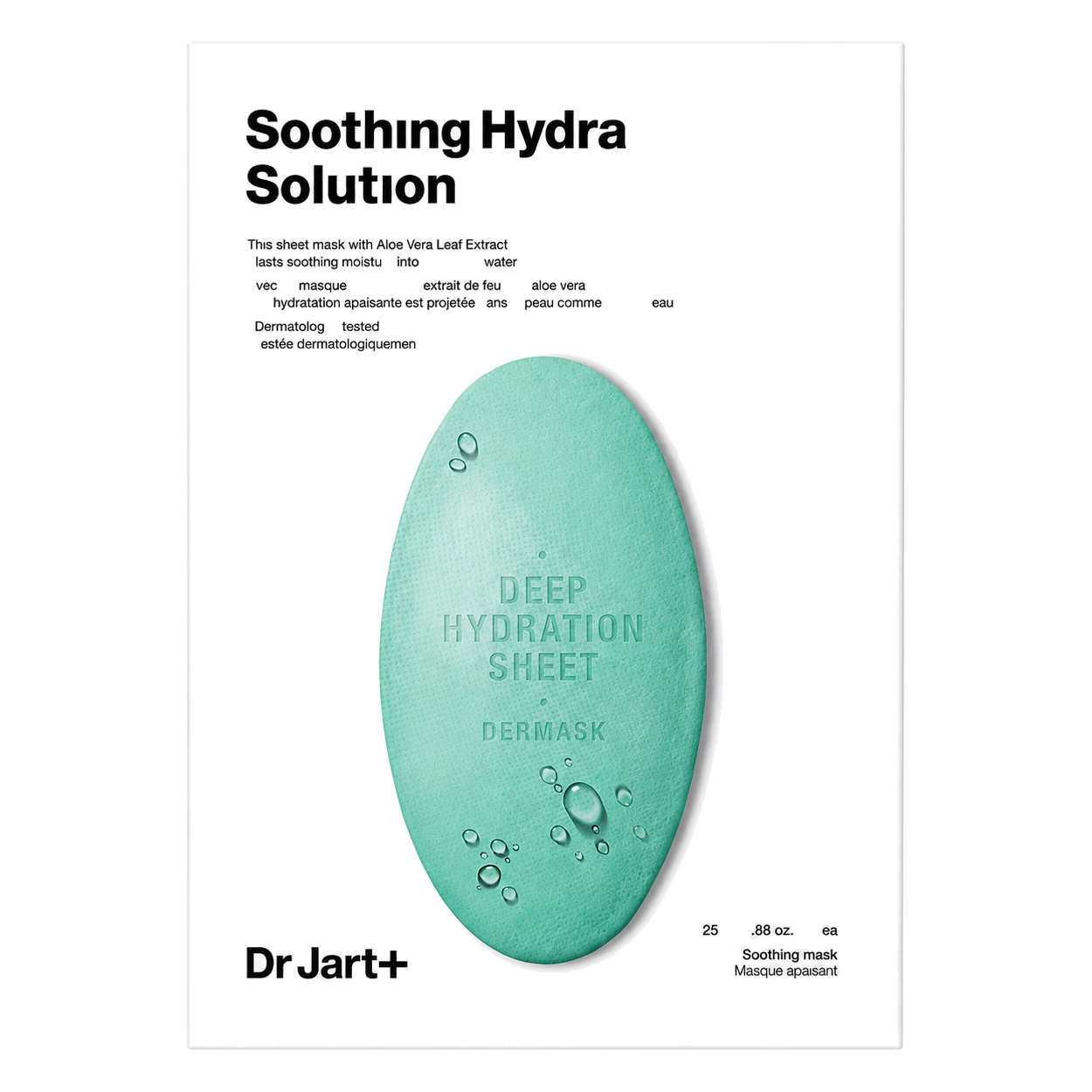 Dr.Jart+ – Dermask Soothing Hydra Solution Mask Pack, 5 sheets