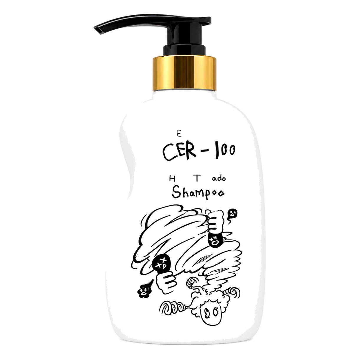 Elizavecca – CER-100 Collagen Coating Hair A+ Muscle Hell-Tornado Shampoo, 500ml