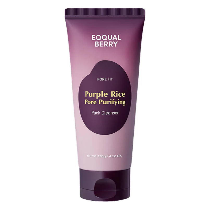 Eqqualberry – Purple Rice Pore Purifying Pack Cleanser, 130g