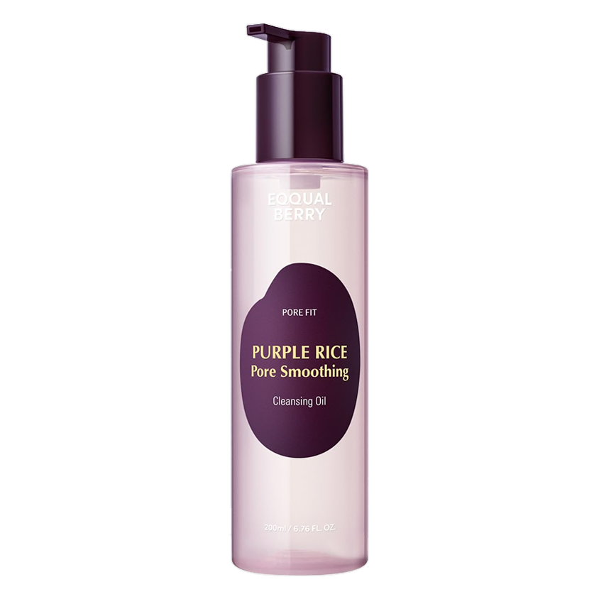 Eqqualberry – Purple Rice Pore Smoothing Cleansing Oil, 200ml