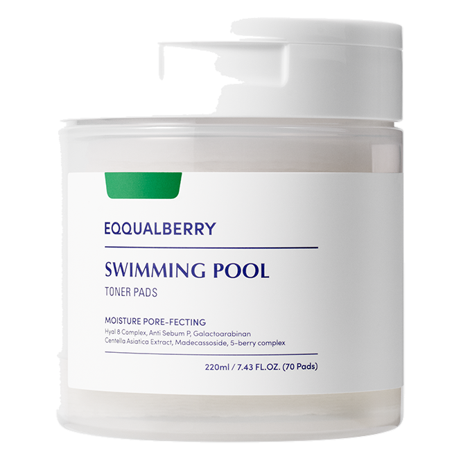 Eqqualberry – Swimming Pool Toner Pad, 220ml/70pads