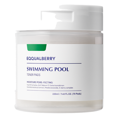 Eqqualberry – Swimming Pool Toner Pad, 220ml/70pads