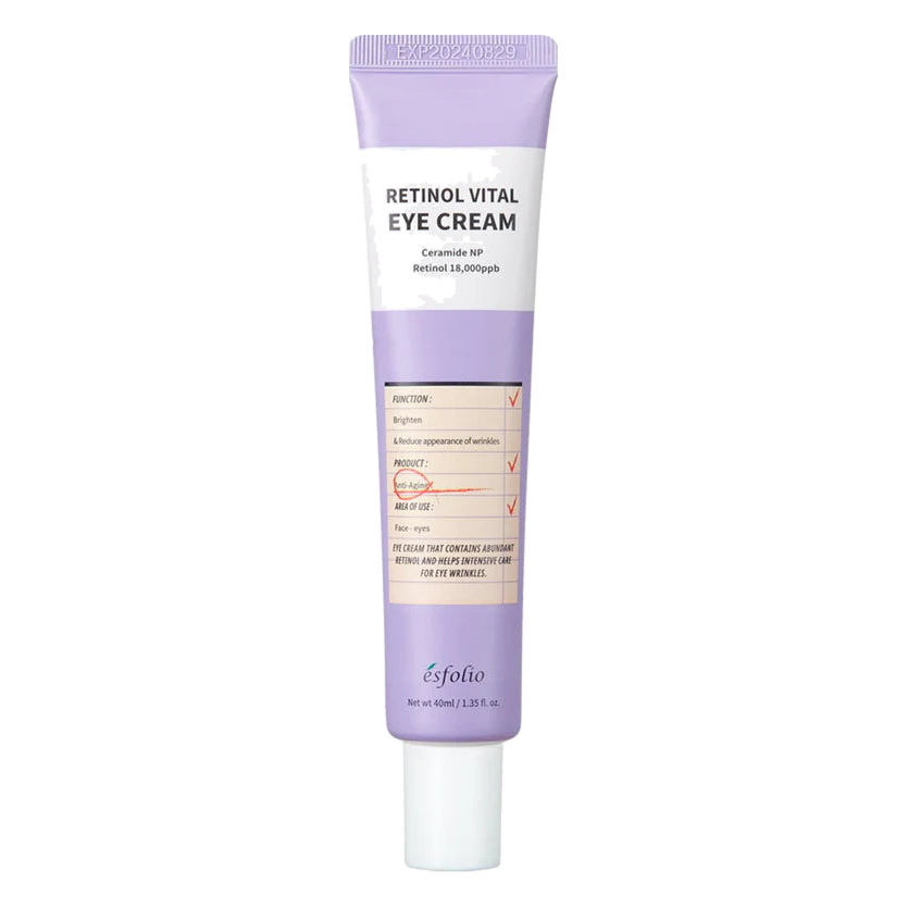 Esfolio – Eye Contour Cream Retinol Vital Eye Cream, 40ml