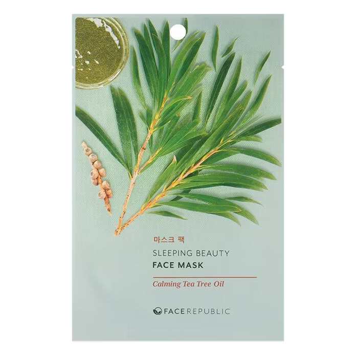 Face Republic – Sleeping Beauty Face Mask Calming Tea Tree Oil, 23ml, 1 piece