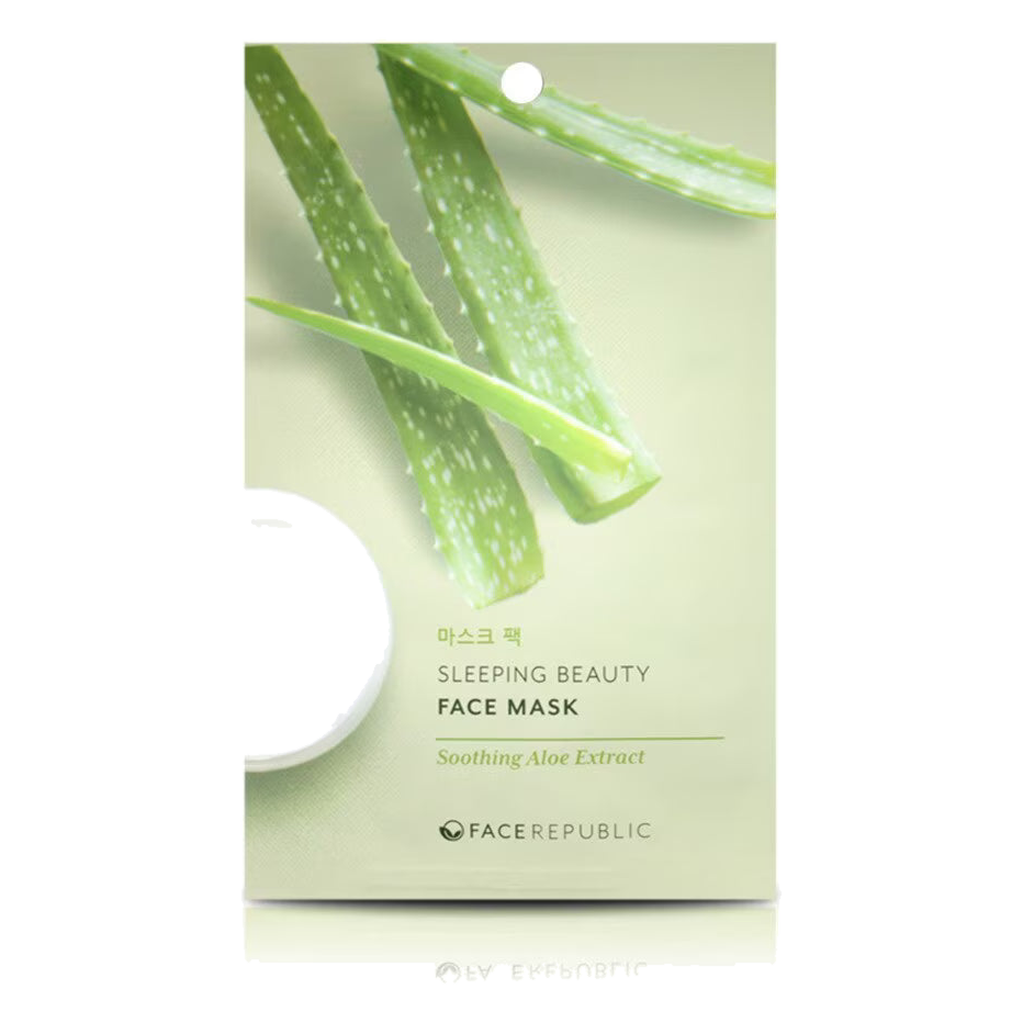 Face Republic – Sleeping Beauty Face Mask Soothing Aloe Extract, 23ml, 1 piece