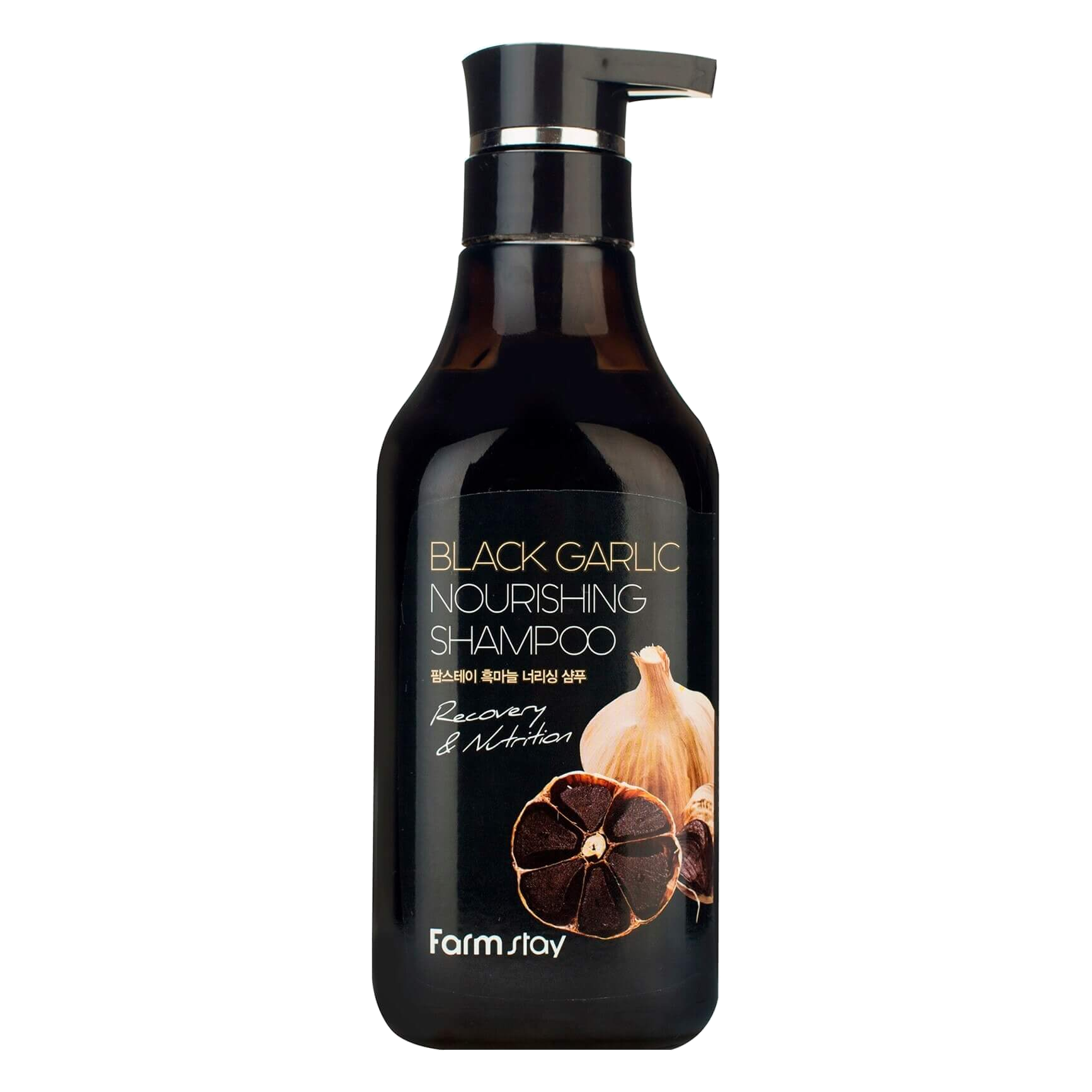 Farmstay – Black Garlic Nourishing Shampoo – 530ml