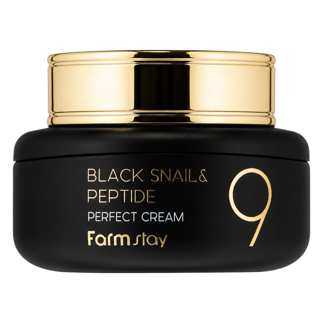Farmstay – Black Snail & Peptide 9 Perfect Cream, 55ml