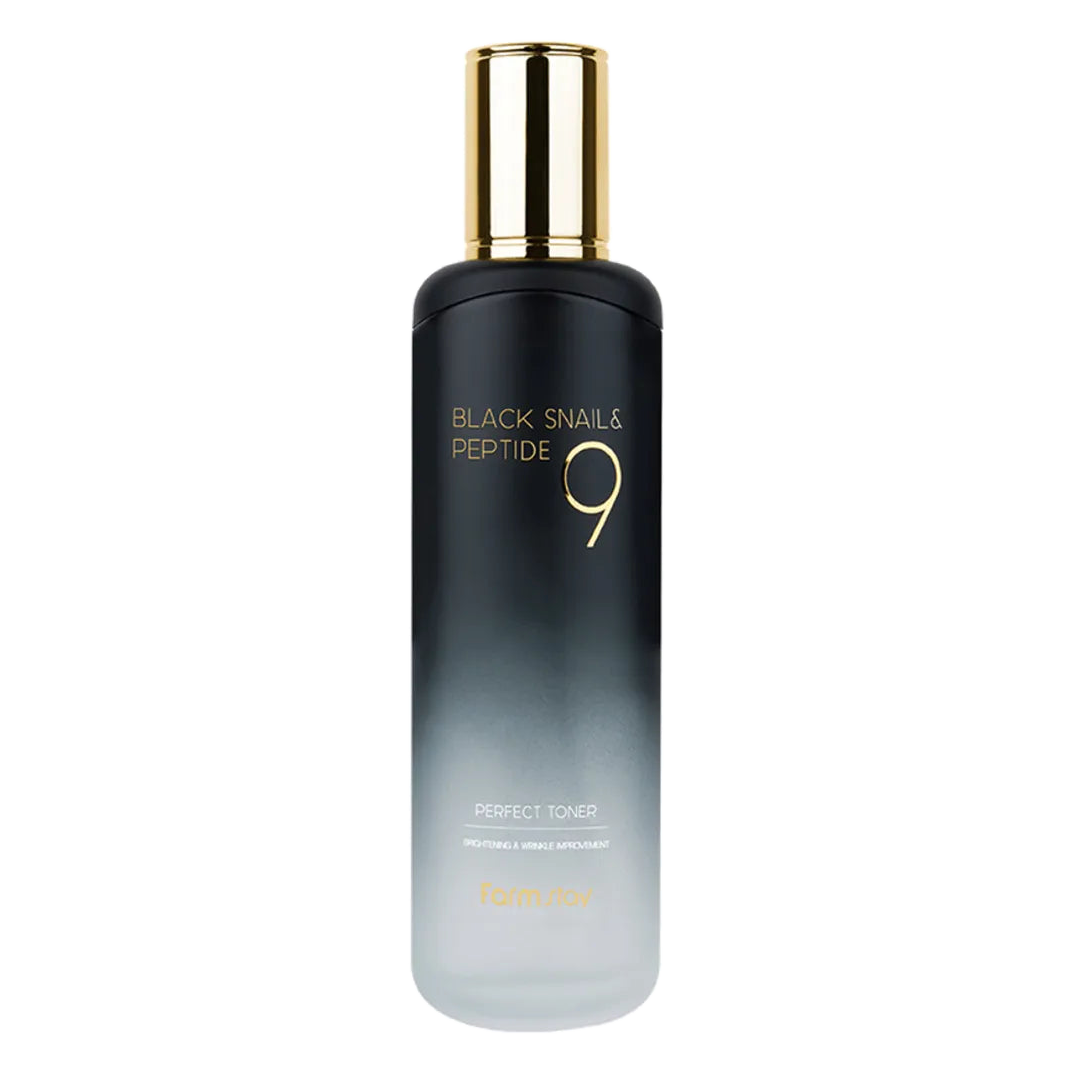 Farmstay – Black Snail & Peptide 9 Perfect Toner – 120ml