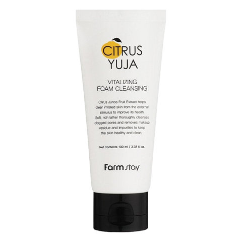 Farmstay – Citrus Yuja Vitalizing Foam Cleansing, 100ml