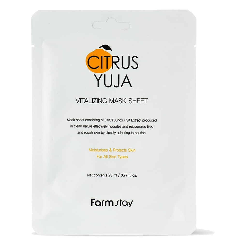 Farmstay – Citrus Yuja Vitalizing Mask, 23ml