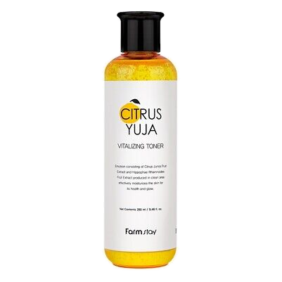 Farmstay – Citrus Yuzu Vitalizing Toner Emulsion, 280ml