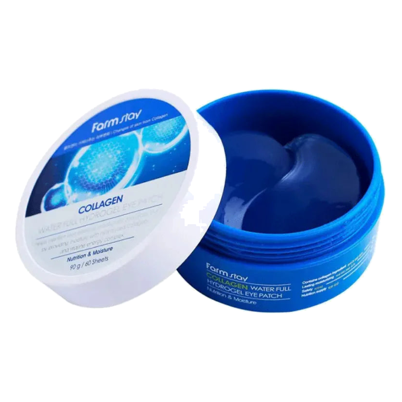 Farmstay – Collagen Water Full Hydrogel Eye Patch, 90g (60pcs)