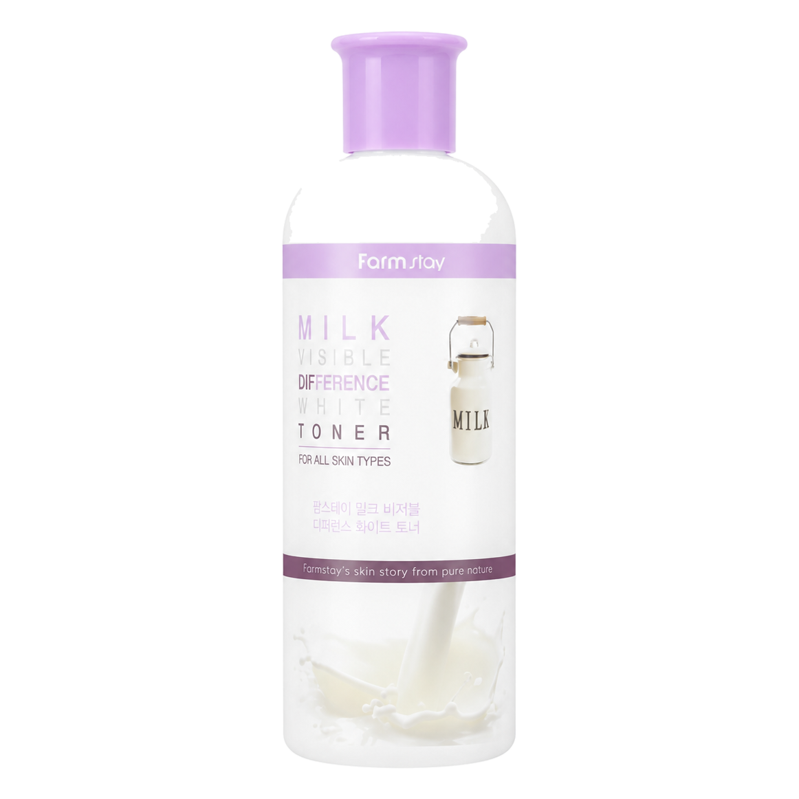 Farmstay – Milk Visible Difference Moisture Toner, 350ml