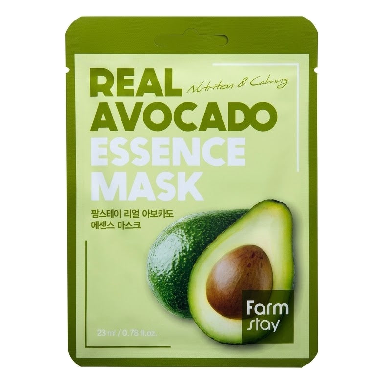 Farmstay – Real Avocado Essence Mask, 1 sheet