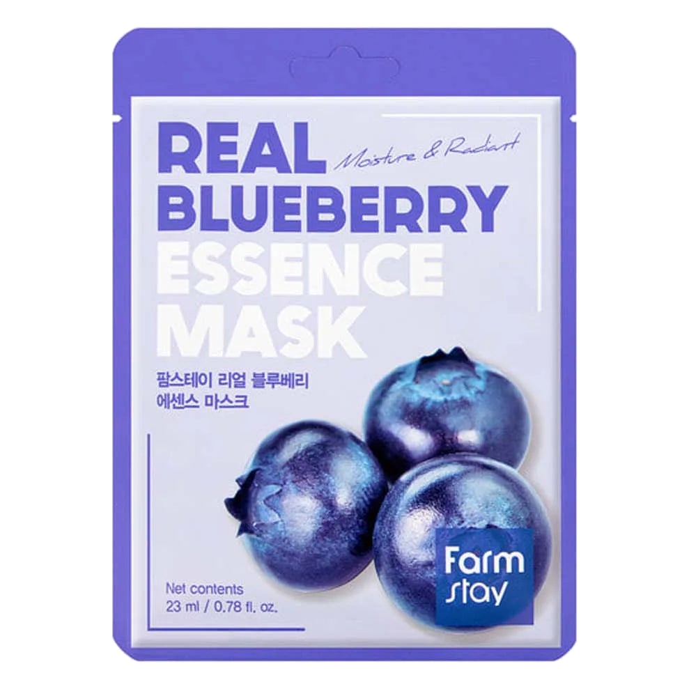 Farmstay – Real Blueberry Essence Mask, 23ml