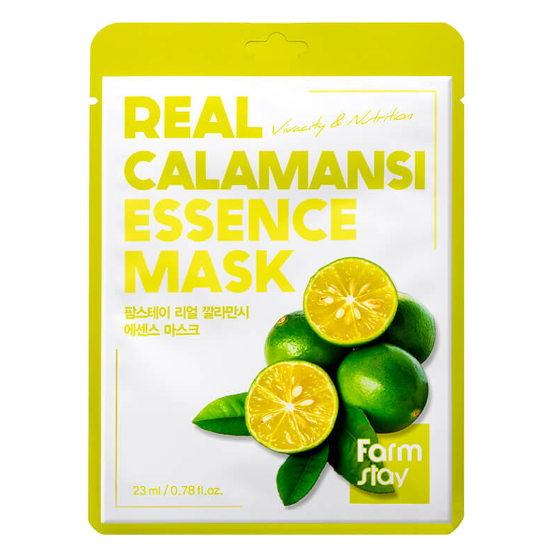 Farmstay – Real Calamansi Essence Mask 1pcs