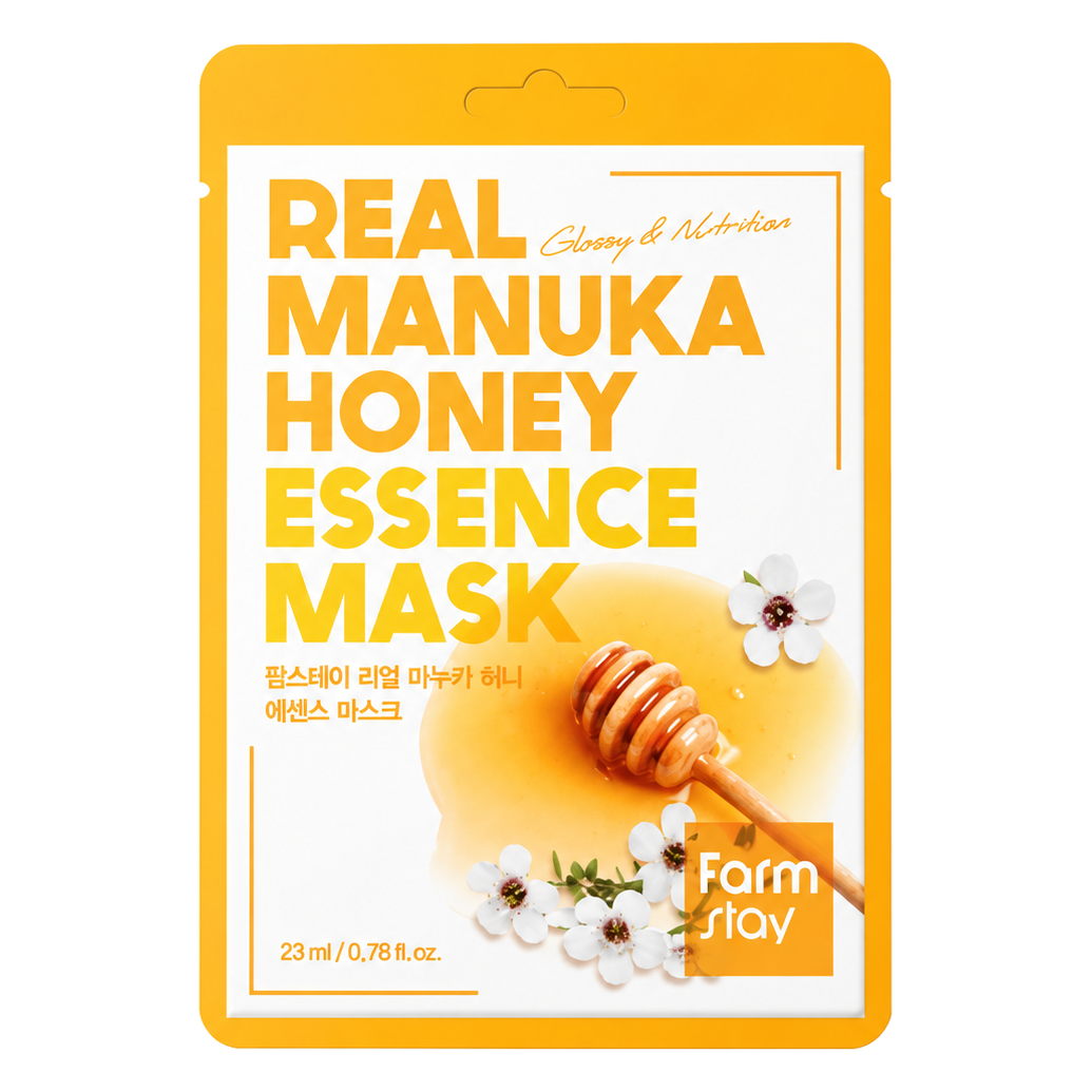 Farmstay – Real Manuka Honey Essence Mask, 1 sheet