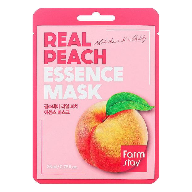 Farmstay – Real Peach Essence Mask, 23ml