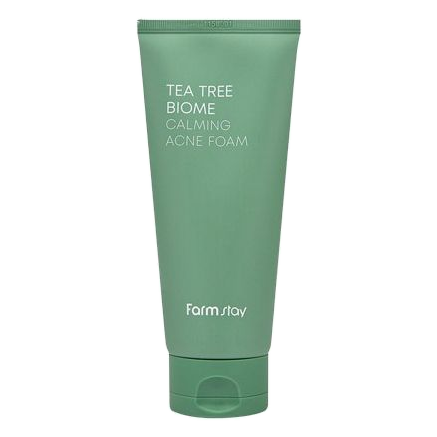 Farmstay – Tea Tree Biome Calming Acne Foam, 180ml