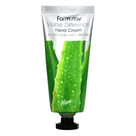 Farmstay – Visible Difference Hand Cream Aloe, 100g