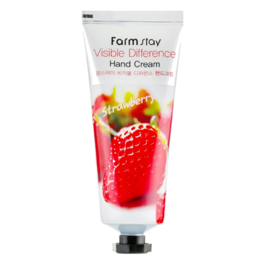 Farmstay – Visible Difference Hand Cream Strawberry, 100g