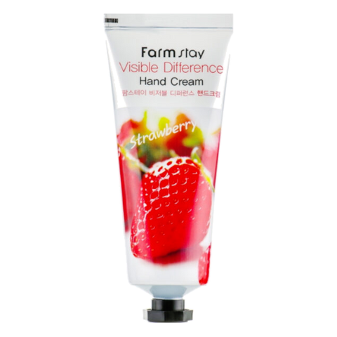 Farmstay – Visible Difference Hand Cream Strawberry, 100g