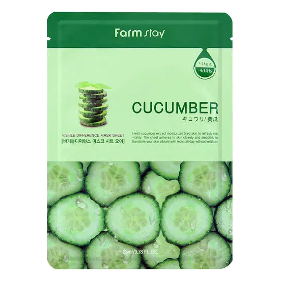 Farmstay – Visible Difference Mask Pack Cucumber – 23ml