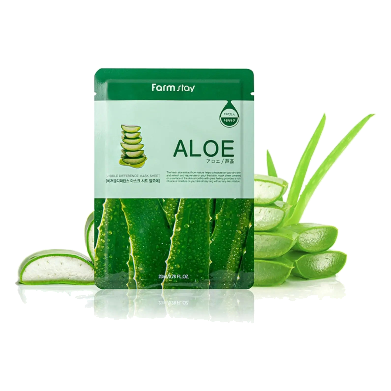 Farmstay – Visible Difference Mask Sheet – Aloe – 1pcs