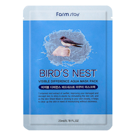 Farmstay – Visible Difference Mask Sheet (Bird’s Nest) – 1 pcs