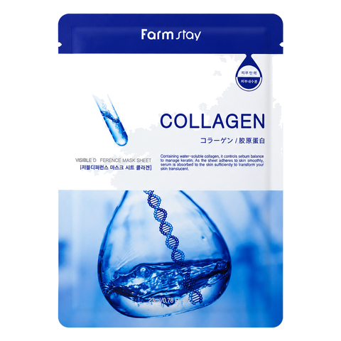 Farmstay – Visible Difference Mask Sheet Collagen, 1 sheet