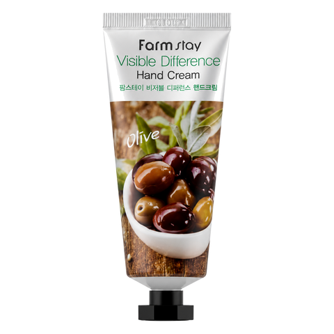 Farmstay – Visible Difference Hand Cream (Olive), 100g