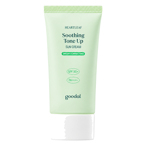 GOODAL – Heartleaf Soothing Tone Up Sun Cream Green Correcting SPF50+ PA++++, 50ml