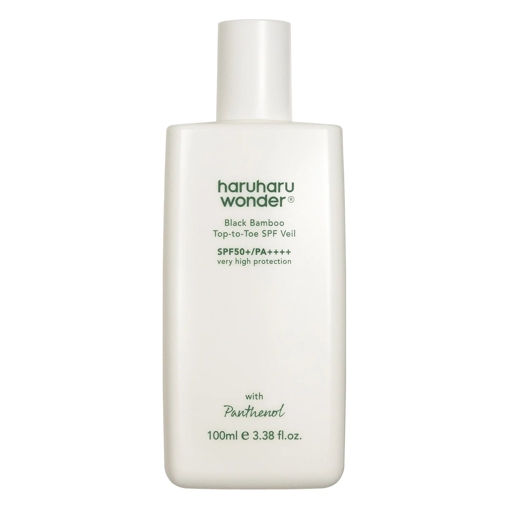 Haruharu Wonder – Black Bamboo Top-to-Toe SPF Veil SPF50+ PA++++, 100ml