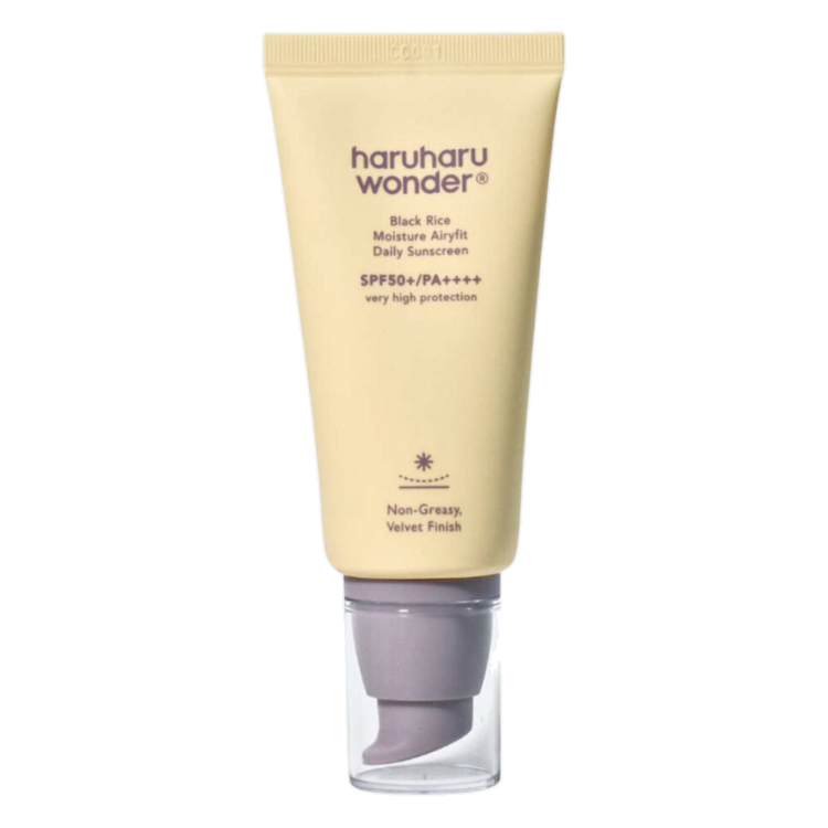 Haruharu Wonder – Black Rice Moisture Airyfit Daily Sunscreen SPF50+ PA++++, 50ml